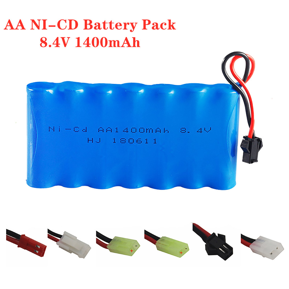 Rc Hobby & Maskinservice I Eskilstuna - 8.4V 1400mah Ni-CD Rechargeable Battery Pack