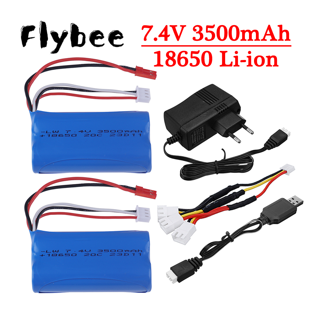 Rc Hobby & Maskinservice I Eskilstuna - Upgraded 3000mAh to 3500mAh 7.4V 18650