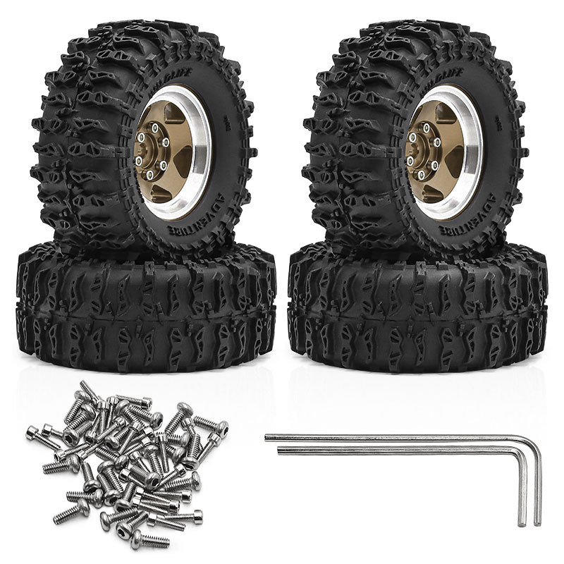 4Pcs 1.3 Inch Beadlock Wheel R - Wheel Rim Rc review and price