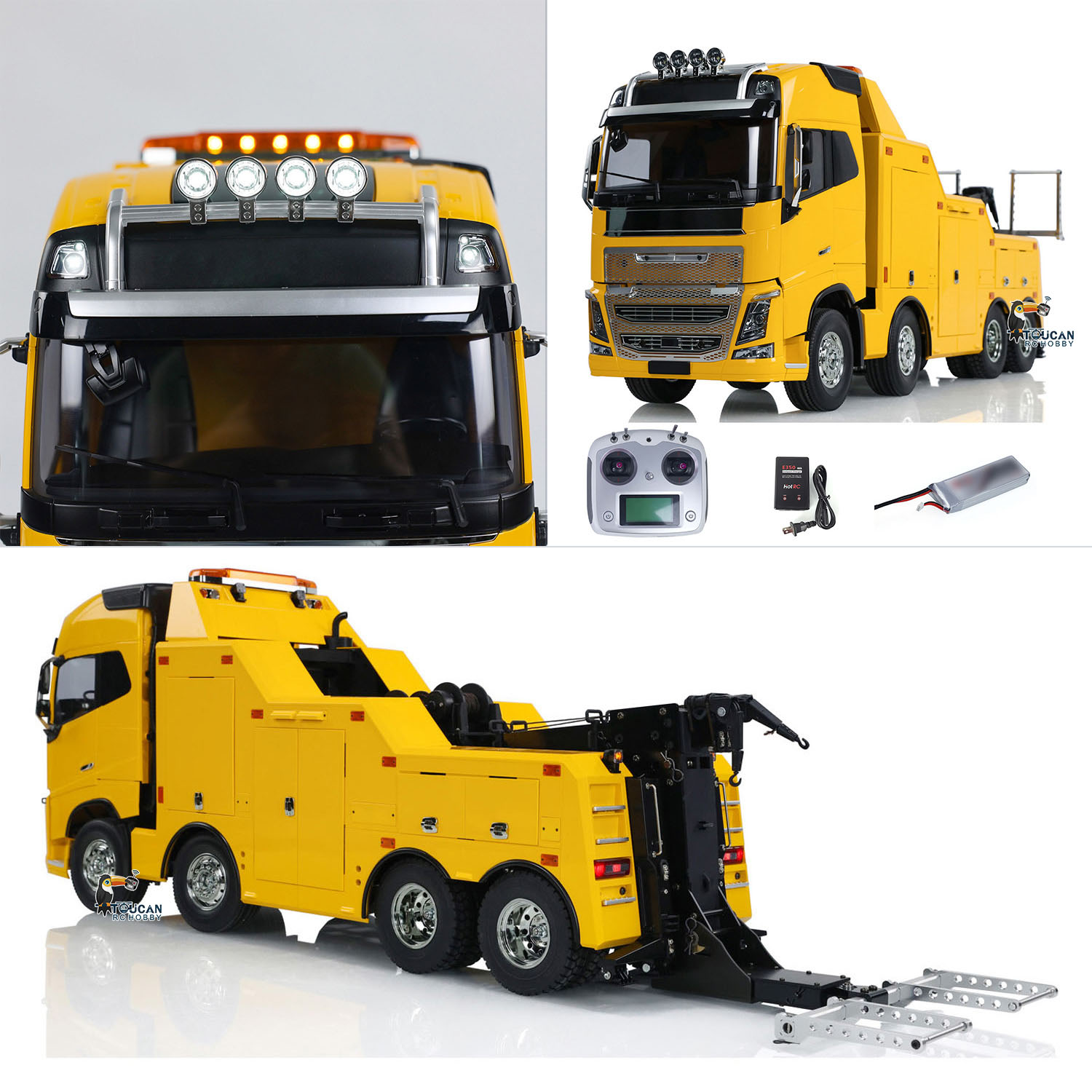 8x4 RC Wrecker Tow Truck 1/14  - Rc Hobby Toucan review and price