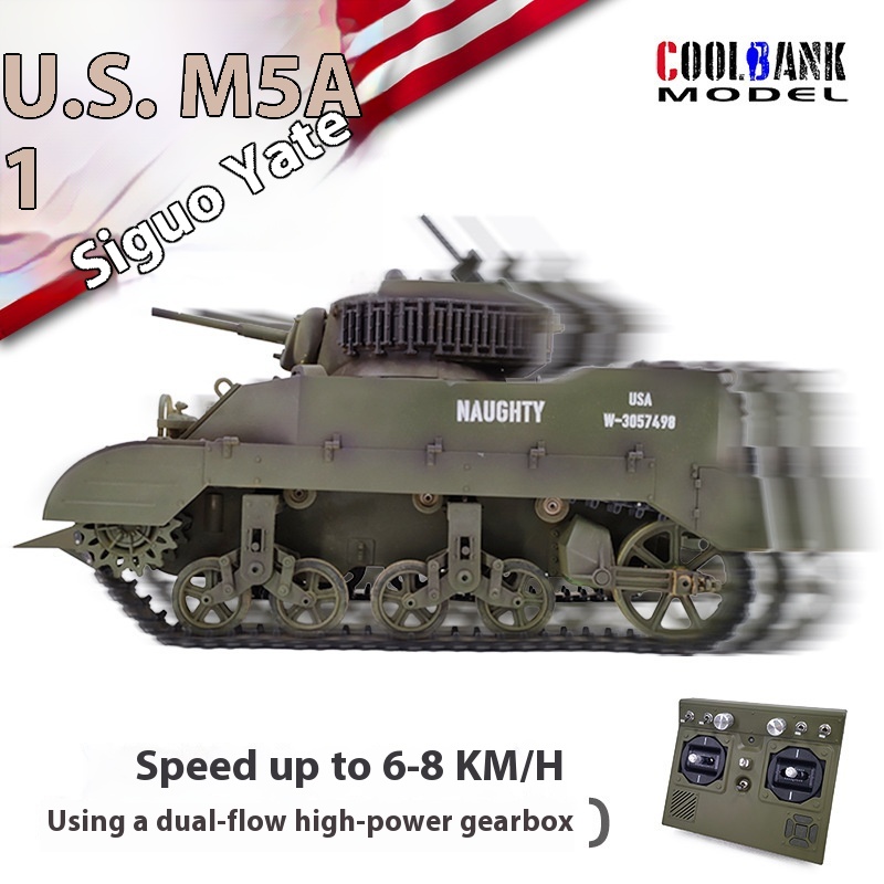 1:16 Rc Tank Usa Stuart M5a1 L - Rc Hobby Light review and price