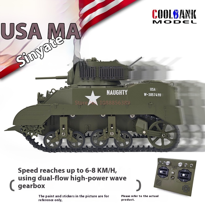 1:16 Rc Tank Usa Stuart M5a1 L - Rc Hobby Light review and price