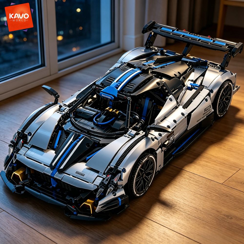 KAVOWORLD 3526pcs Silver Blue  - Rc Hobby Track review and price