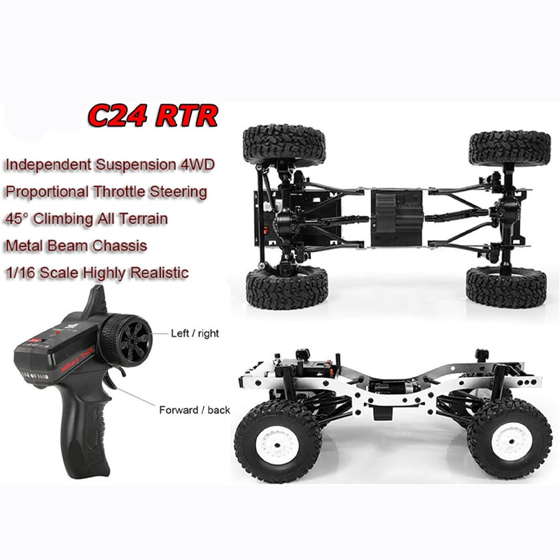 WPL C24-1 1:16 2.4G 4WD Full P - Rc Roc Hobby review and price