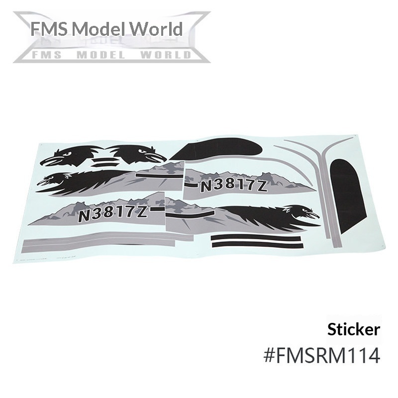 FMS RC Plane Decals For 1700mm - Rc Hobby Plane review and price