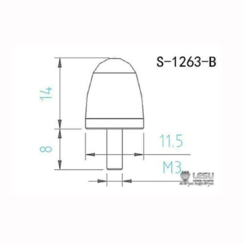 LESU Rotating Warning Light fo - Rc Hobby Light review and price