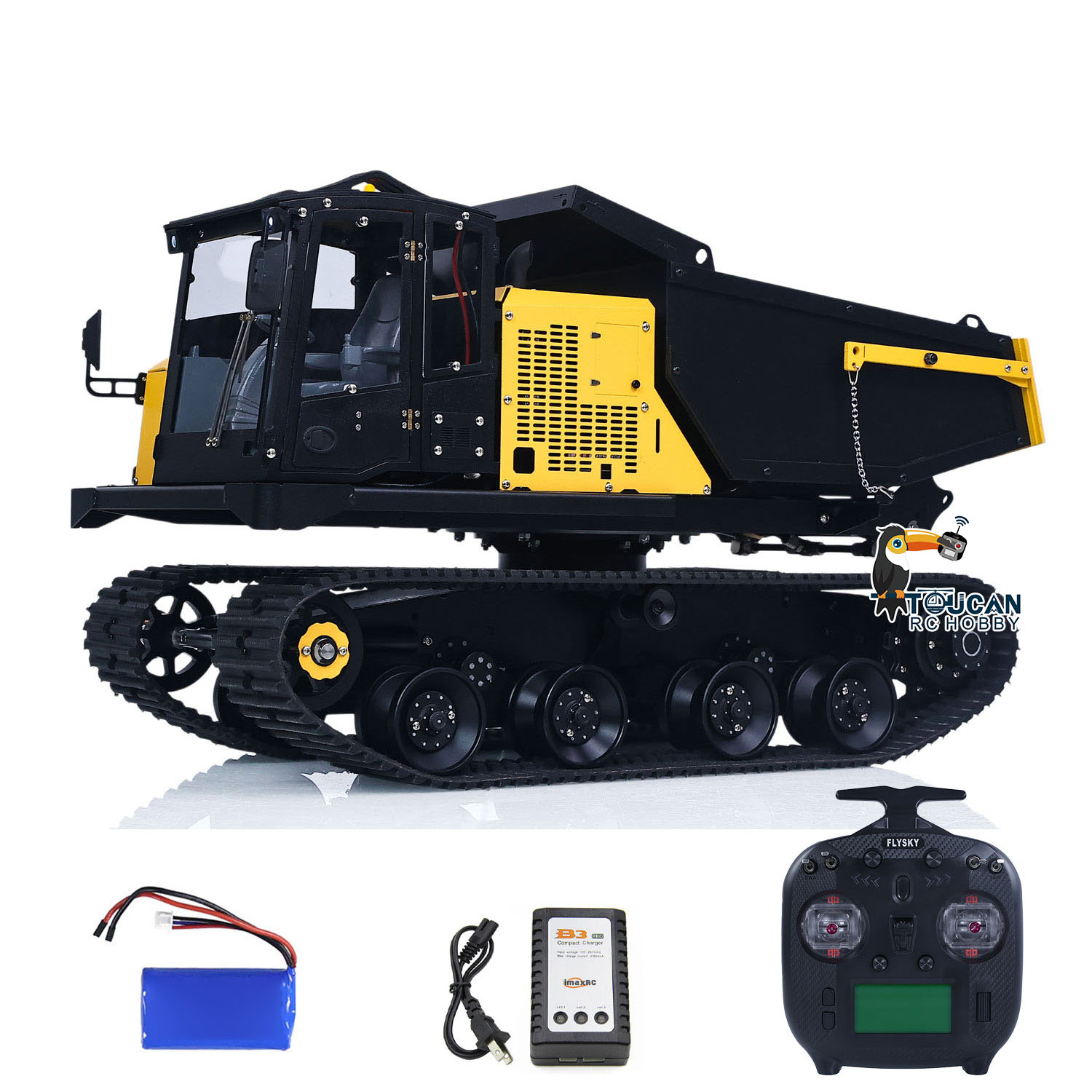 WKLC 1/14 Metal Hydraulic RC D - Rc Hobby Track review and price