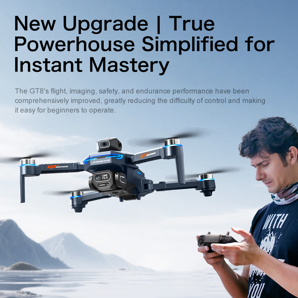 Original GT8 drone 8K HD dual  - Rc Hobby China review and price
