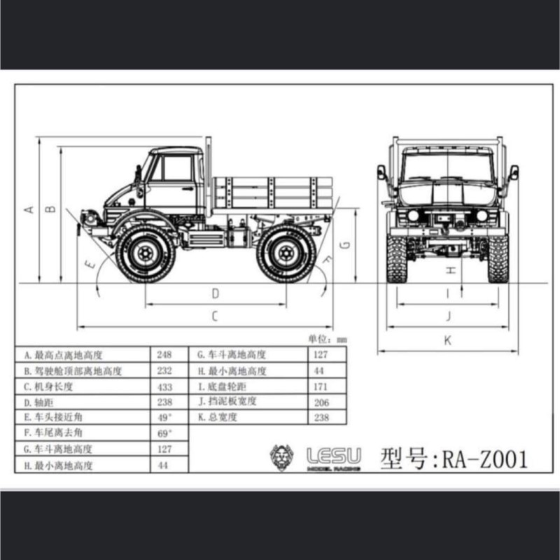 KIT 4*4 LESU UM406 RC Metal Cr - Rc Hobby Toucan review and price