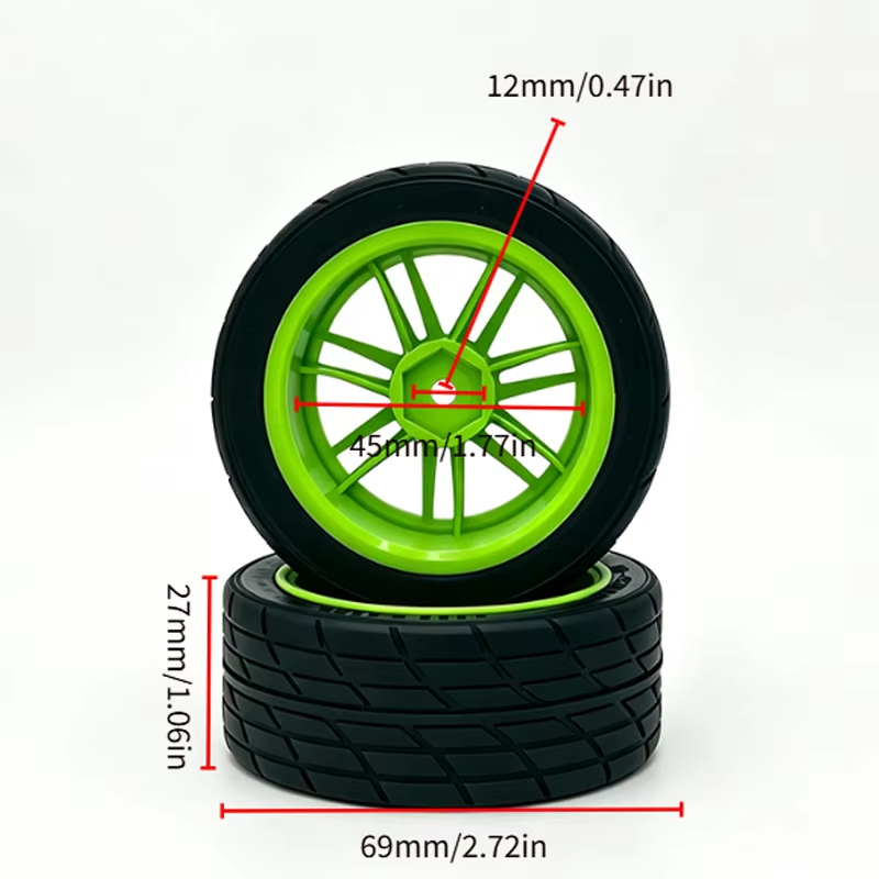 4Pcs 12mm Hex 1/10 RC Rally On - Wheel Rim Rc review and price