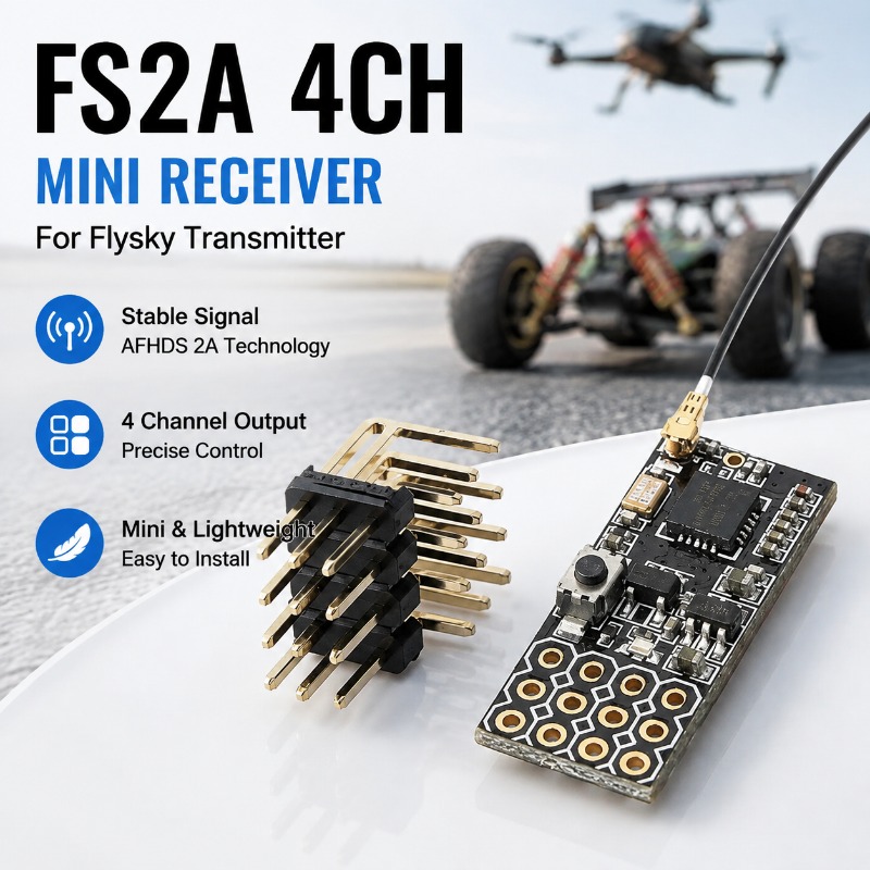FS FS2A-4CH 4 Channel PWM Rece - Rc Hobby & Maskinservice I Eskilstuna review and price