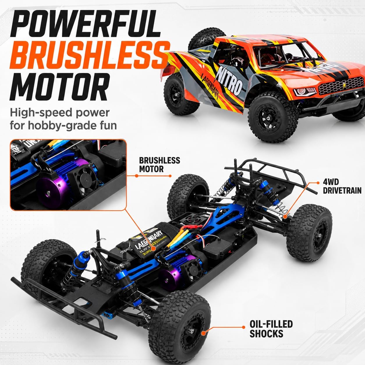 All-Wheel Drive 2.4GHz Short C - Rc Roc Hobby review and price